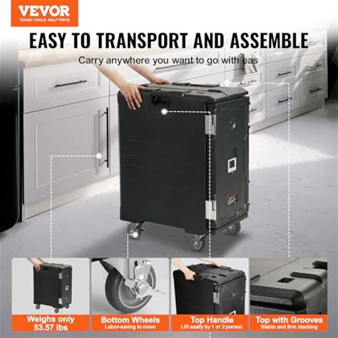 Snapklik Insulated Food Pan Carrier Qt Hot Box For Catering LLDPE Food Box Carrier W