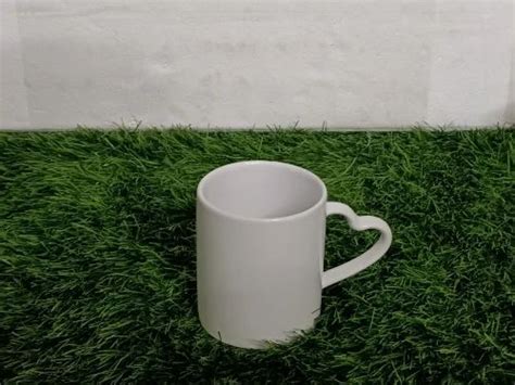 White Printed Heart Handle Mug For Ting At Rs 200 Piece In Mumbai