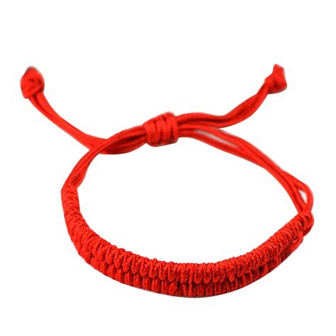 Ethnic Red Bracelets Lucky Charm Chinese Handmade Unisex Adjustable Bracelets Bangles For Men ...