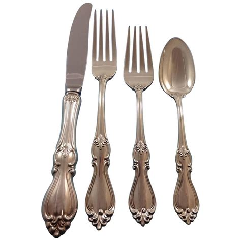 Queen Elizabeth I By Towle Sterling Silver Flatware Set For Service