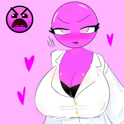 Rule 34 1girls Angry Big Breasts Geometry Dash Heart Huge Breasts