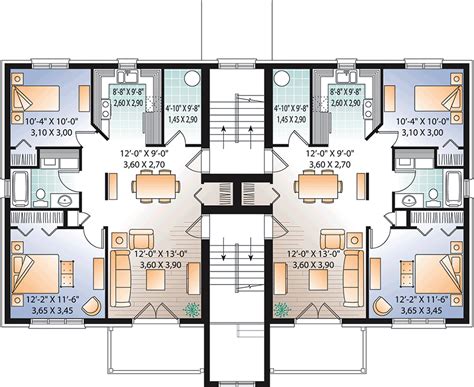 Modern 4 Plex Floor Plans Floorplansclick