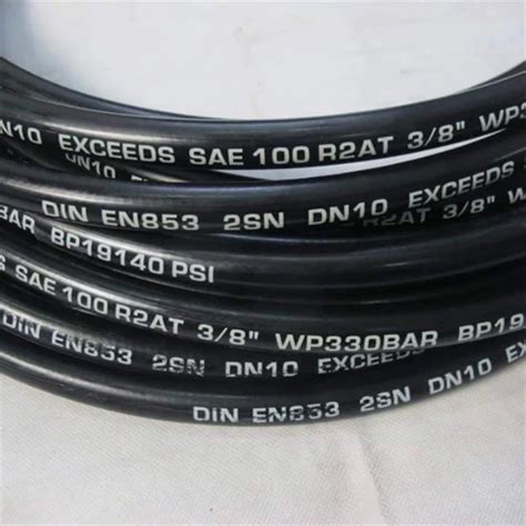 Steel Wire Braid Hydraulic Oil Rubber Hose Sae Standard R Hose Wire