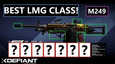 Best Lmg Class Setup M249 Xdefiant Youtube