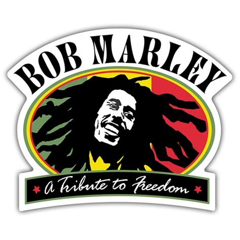 Sticker Bob Marley Tribute | MuralDecal.com