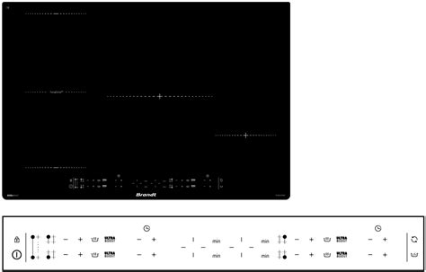 BRANDT BPI384HUB Induction Cooking Hob User Manual