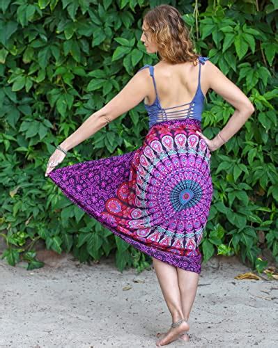 Boho Chic Pareo Mandala Pareo Bikini Swimsuit Cover Up Beach Dress Wrap Pink Peacock