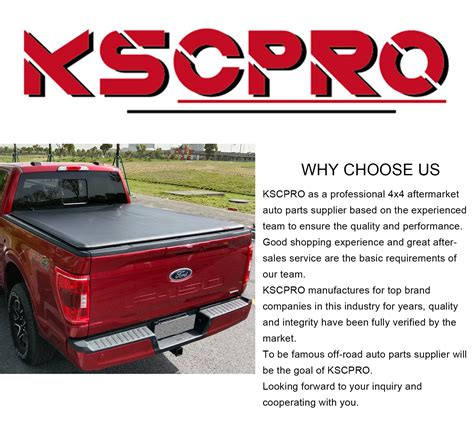 Kscpro Sr Series Soft Roll Up Truck Bed Tonneau Cover For Toyota Tundra