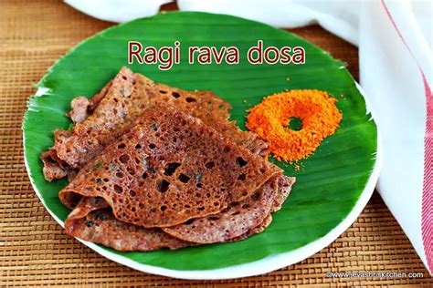 Ragi Rava Dosa Jeyashris Kitchen