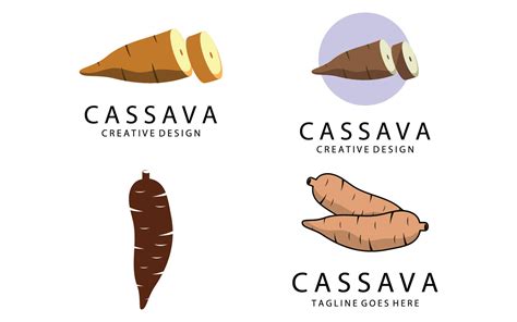 Vector Cassava Logo Template Graphic By Hati Royani · Creative Fabrica