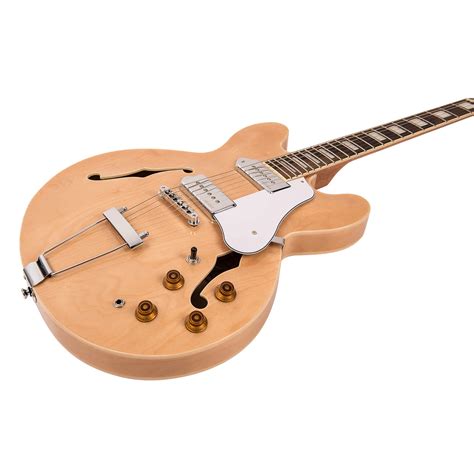 Guitarra Vintage Vsa Pm Semi Ac Stica Maple Natural