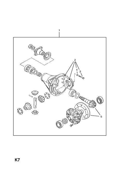 Opel Campo Front Axle Differential Opel Epc Online Nemigaparts