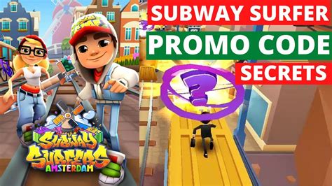 5 SECRET SUBWAY SURFERS PROMO CODES SUBWAY SURFERS CODES NEW MAY