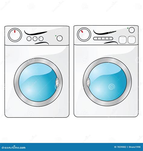 Washer And Dryer Stock Vector Illustration Of Tool Concept 7839082