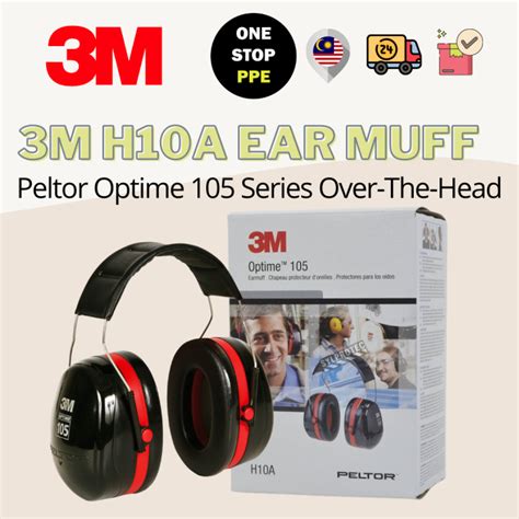 3m H10a Peltor Optime 105 Series Over The Head Ear Muff 1pc Lazada