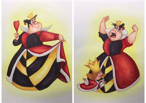 Disneys Alice In Wonderland Villain Queen Of Hearts Etsy Alice In