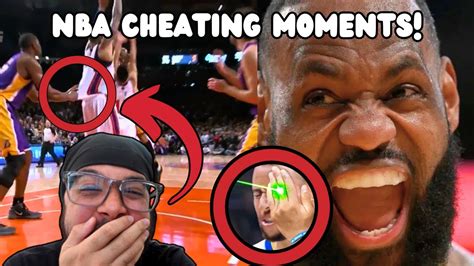 Reacting To Nba Most Cheating Momentshilarious Youtube