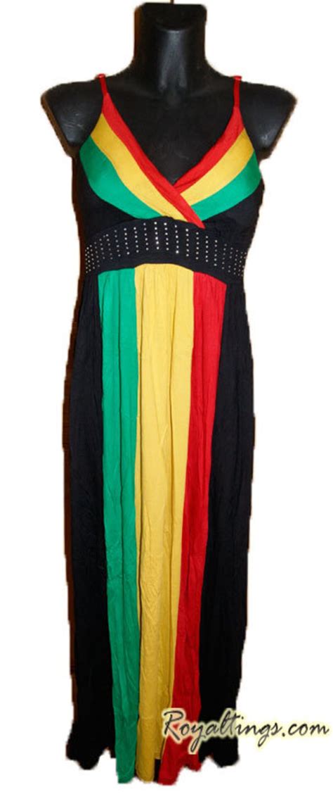 African Reggae Rasta Dress Jamaica Rastafari Woman Roots Reggae Etsy