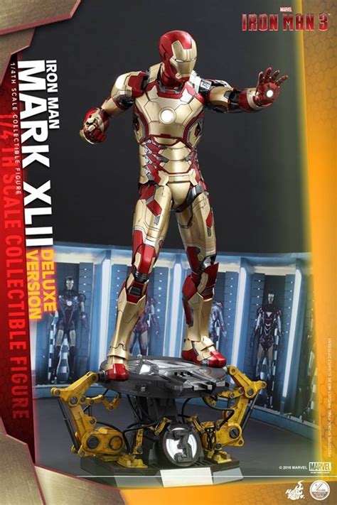 Hot Toys 1 4 鐵甲奇俠 3鐵甲奇俠 Iron Man Mark 42 豪華版珍藏人偶 Toys Zone D 玩具兄弟 Figures Price List Reviews