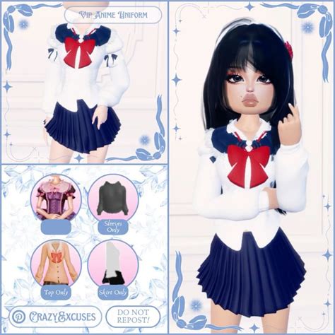 dti japanese school uniform hack dress  impress fashion dress