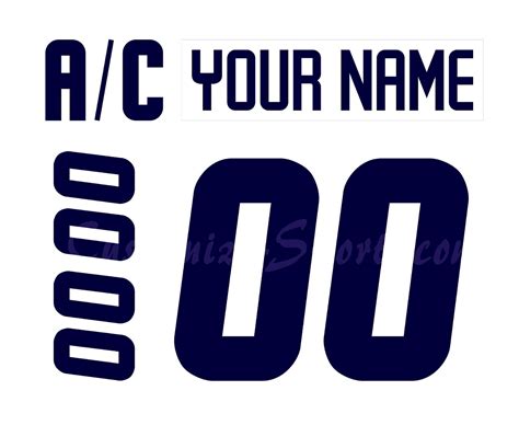 Winnipeg Jets Customized Number Kit For White Practice Jersey