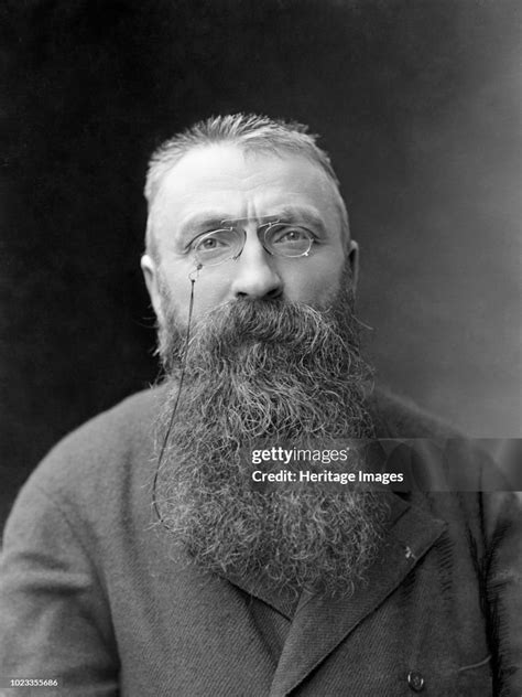 Portrait Of Auguste Rodin 1891 Found In The Collection Of Musée