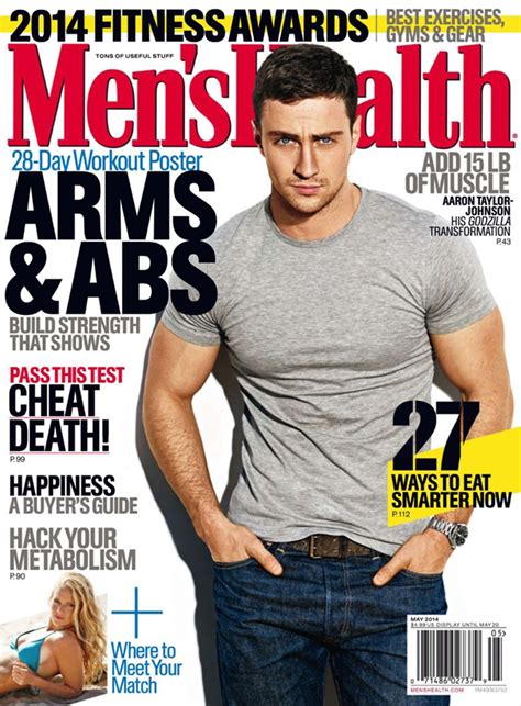 Aaron Taylor-Johnson Covers Men's Health May Issue – The Fashionisto