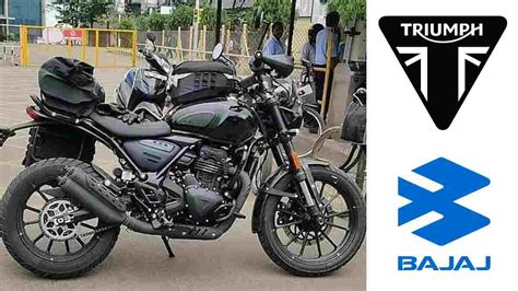 Bajaj Triumph partnership वल scrambler roadster 27 जन क करग