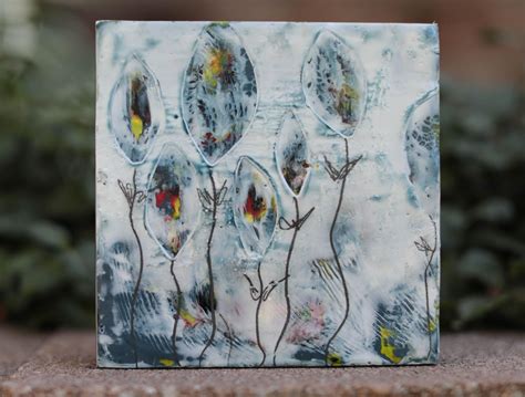 Seed Pods By Beesntreesencaustics On Etsy Seed Pods Encaustic Art