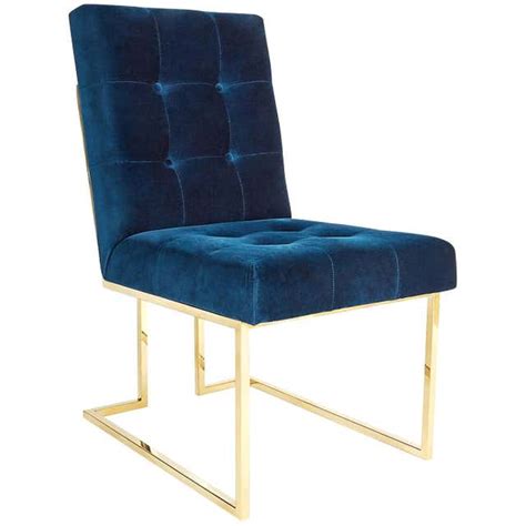 Gloria Ii Dining Chair With Brass Tips For Sale At 1stdibs Brass Legs Dining Chairs Gloria