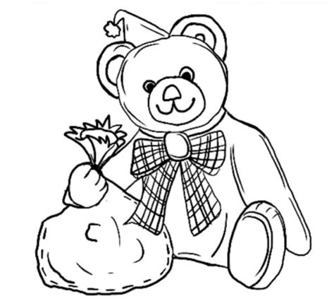 Free Printable Teddy Bear Coloring Pages For Kids