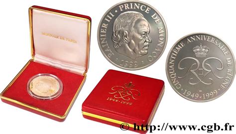 Monaco M Daille Rainier Iii E Anniversaire De R Gne Fme