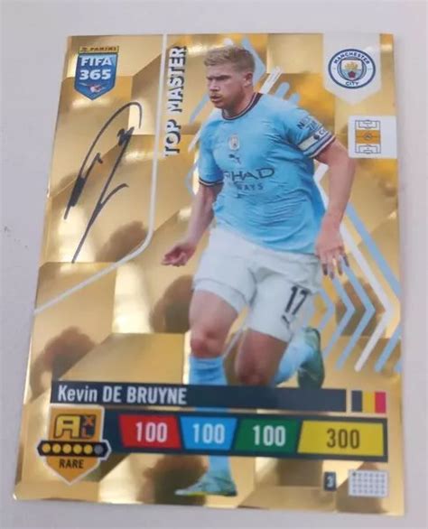 Kevin De Bruyne Panini Adrenalyn Xl Fifa Rare Top Master