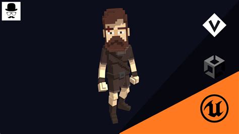 ArtStation - Viking Character - Voxel Model | Game Assets