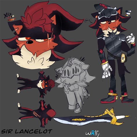 Sir Lancelot Sonic And The Black Knight By Wolfifoxy On Deviantart