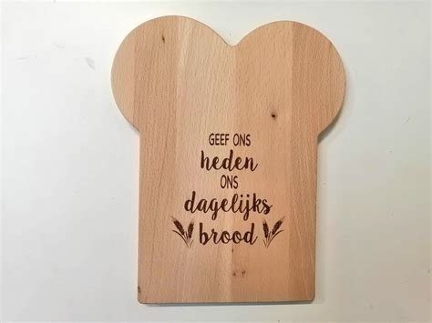 Broodplank Geef Ons Heden Ons Dagelijks Brood Christelijk Cadeau