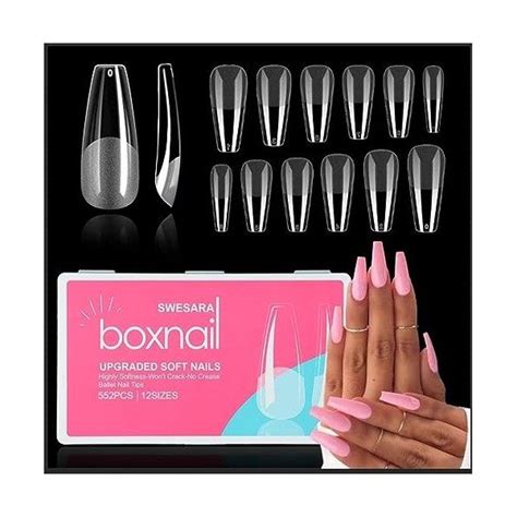 Swesara Pi Ces Faux Ongles Capsules Kit Pose Am Ricaine Ongles