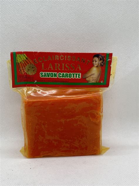 Savon Carotte Larissa Purifiant Gommant 225g Afro Exotique