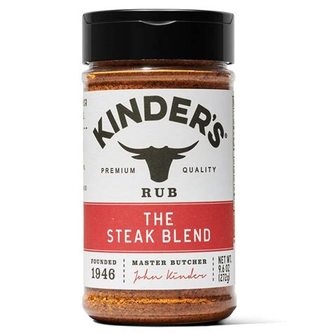 Kinder S The Steak Blend Seasoning 9 6 Oz Whole And Natural