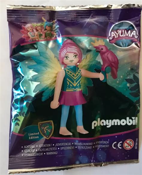 FIGURINE NEUF SOUS Blister Playmobil Pink Ayuma La Fee Et Son Cacatoes