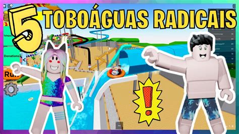 ROBLOX PARQUE AQUÁTICO 5 Toboáguas e várias piscinas Aqualiana