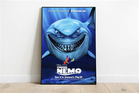 Finding Nemo Movie Poster- Disney Movie Print, Classic Movie Poster ...