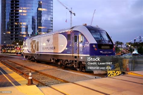 Siemens Charger Sc44 Passenger Locomotive Of Amtrak Pacific Surfliner