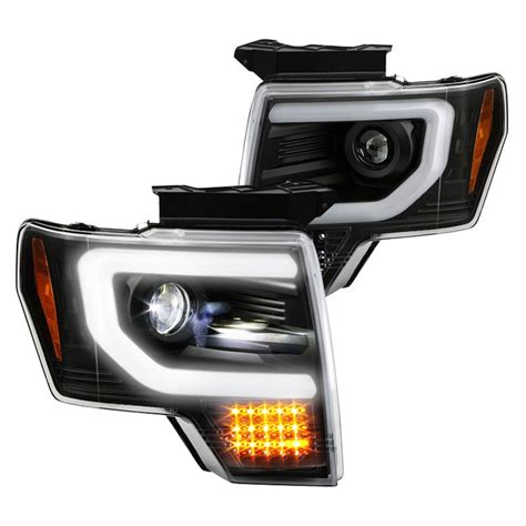 Spyder Ford F With Factory Halogen Headlights Black Light