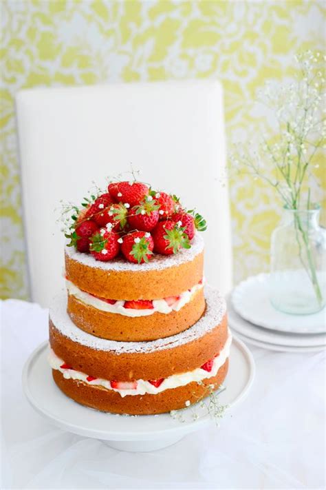 Receta De Naked Cake De Fresas Con Nata Artofit