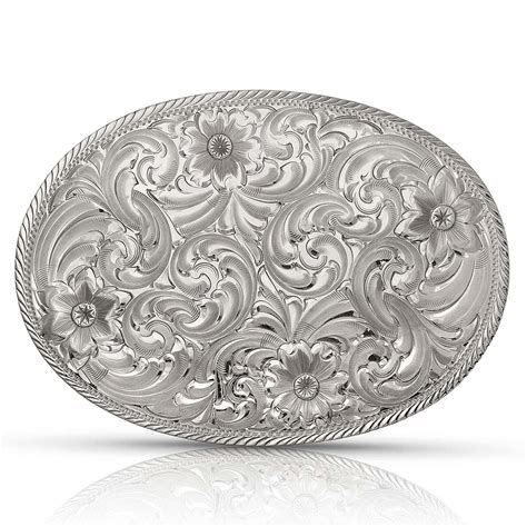 Classic Cowboy Belt Buckle (3.60"x2.60") | Montana Silversmiths