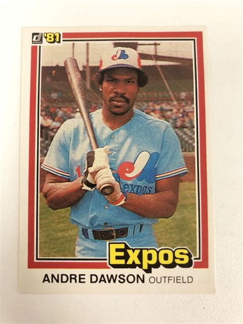 Donruss Andre Dawson Montreal Expos Baseball Card