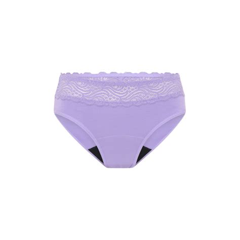 Menstrua N Kalhotky Modibodi Sensual Hi Waist Bikini Moderate Heavy Lavender Modi L