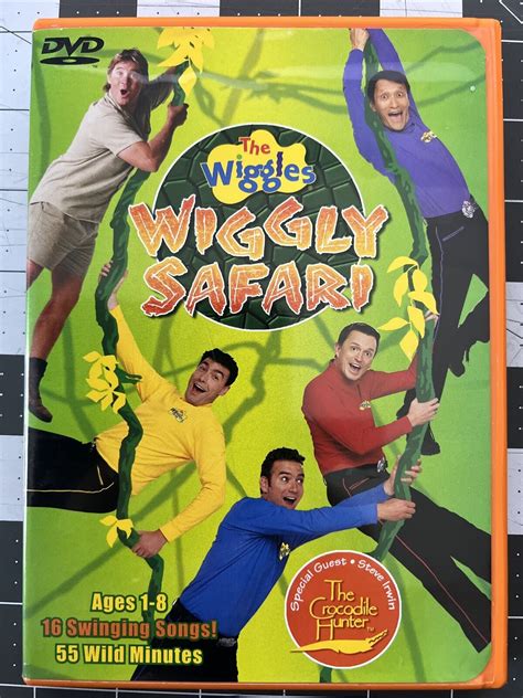 The Wiggles Wiggly Safari Dvd Steve Irwin Grelly Usa