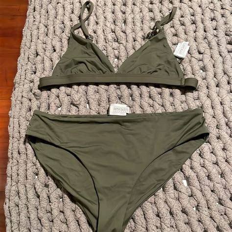 Dippin Daisys Swim Dippin Daisys Swimwear Bikini Set Dark Olive